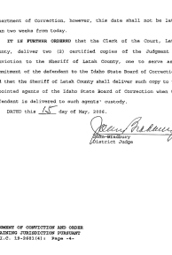 Jamin Wight: Judgment of Conviction and Order Retaining Jurisdiction page 4